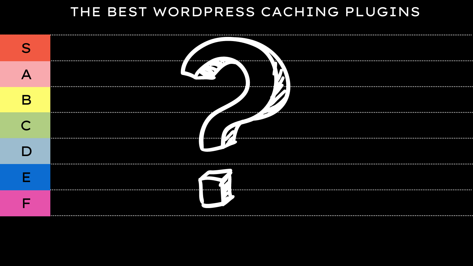 WordPress Caching Plugins Tier List 2023